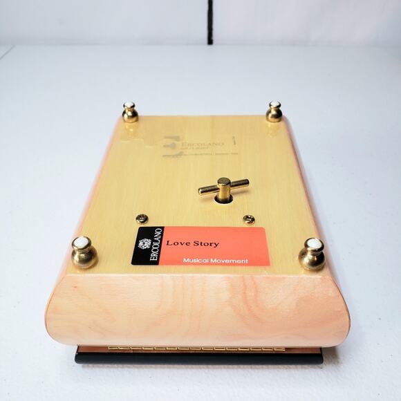 Ercolano Limited Edition "A Gift Of Love" Italian Jewelry Music Box - Picture 10 of 12